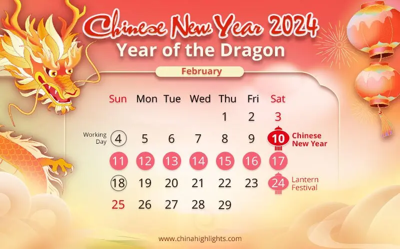 Chinese new year holidays