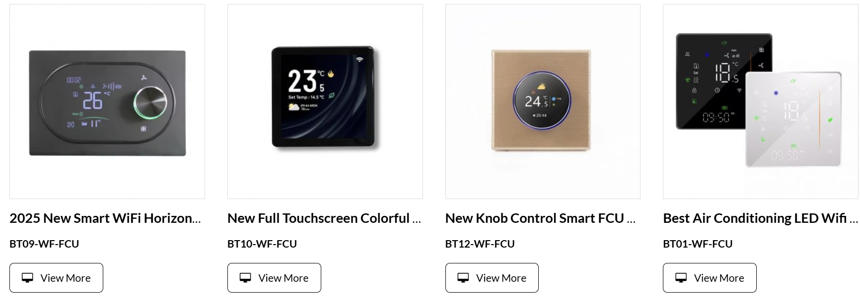FCU thermostats range