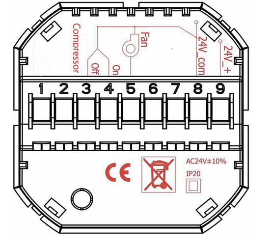 DX thermostat wiring