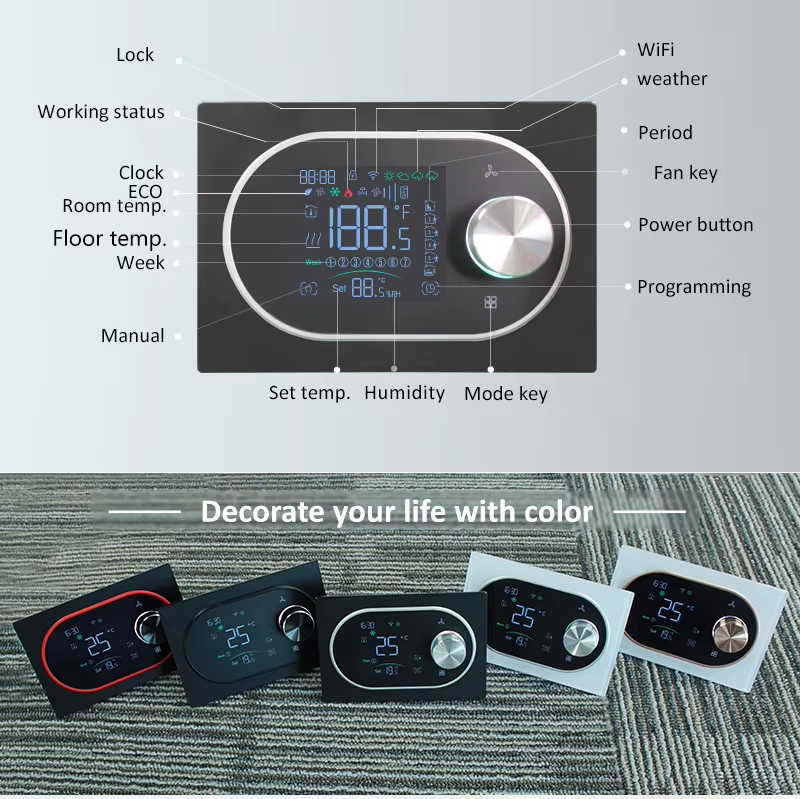 central heating and cooling thermostat