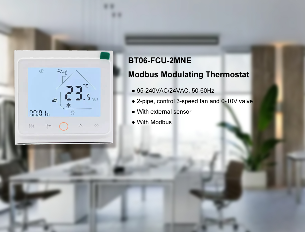 Modbus modulating thermostat