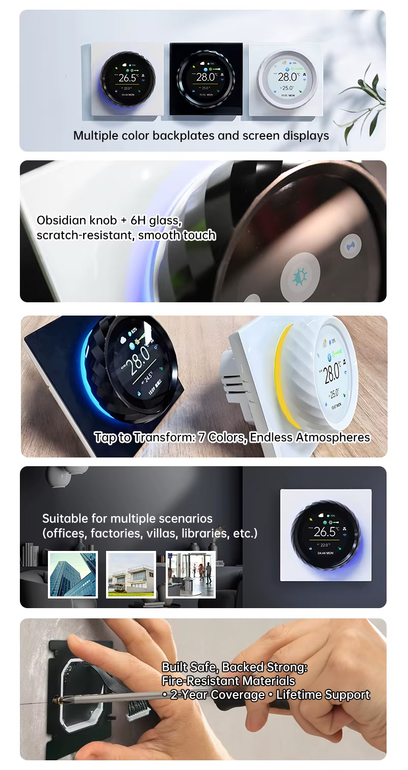 smart fcu thermostat dial design